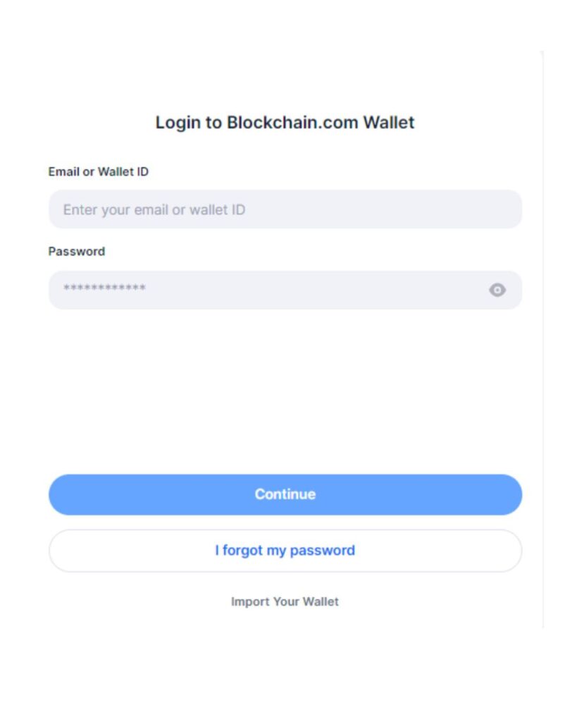 Blockchain.com Login