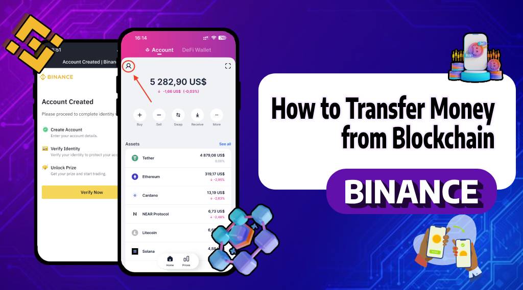 Transfer Money from Blockchain to Binance