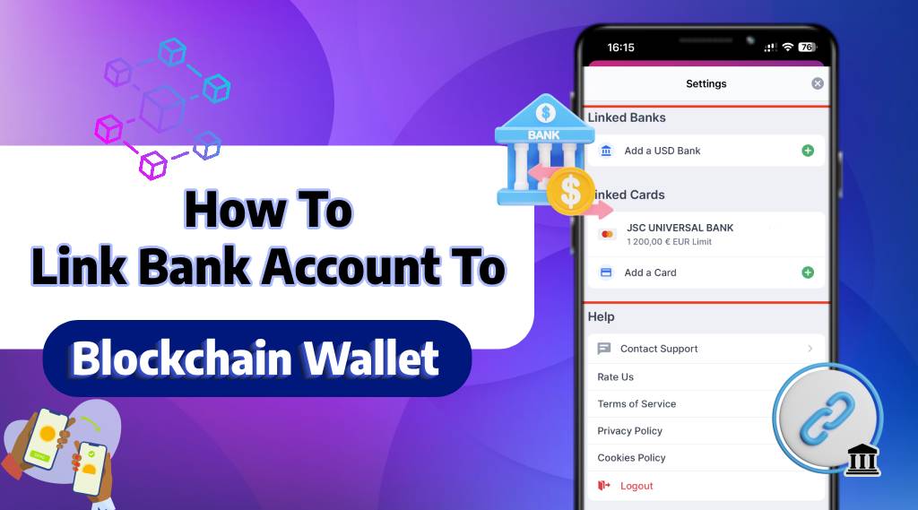 How to Link a Bank Account to Blockchain Wallet?