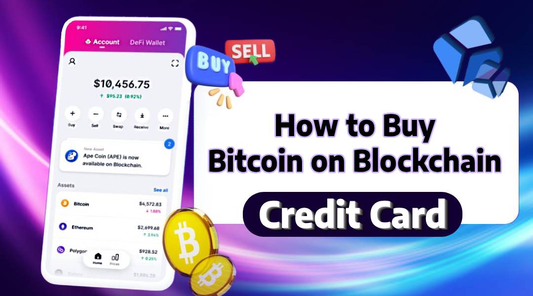 Buy Bitcoin on Blockchain with Credit Card