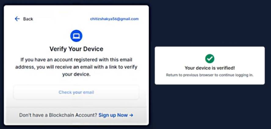 Verify your Device